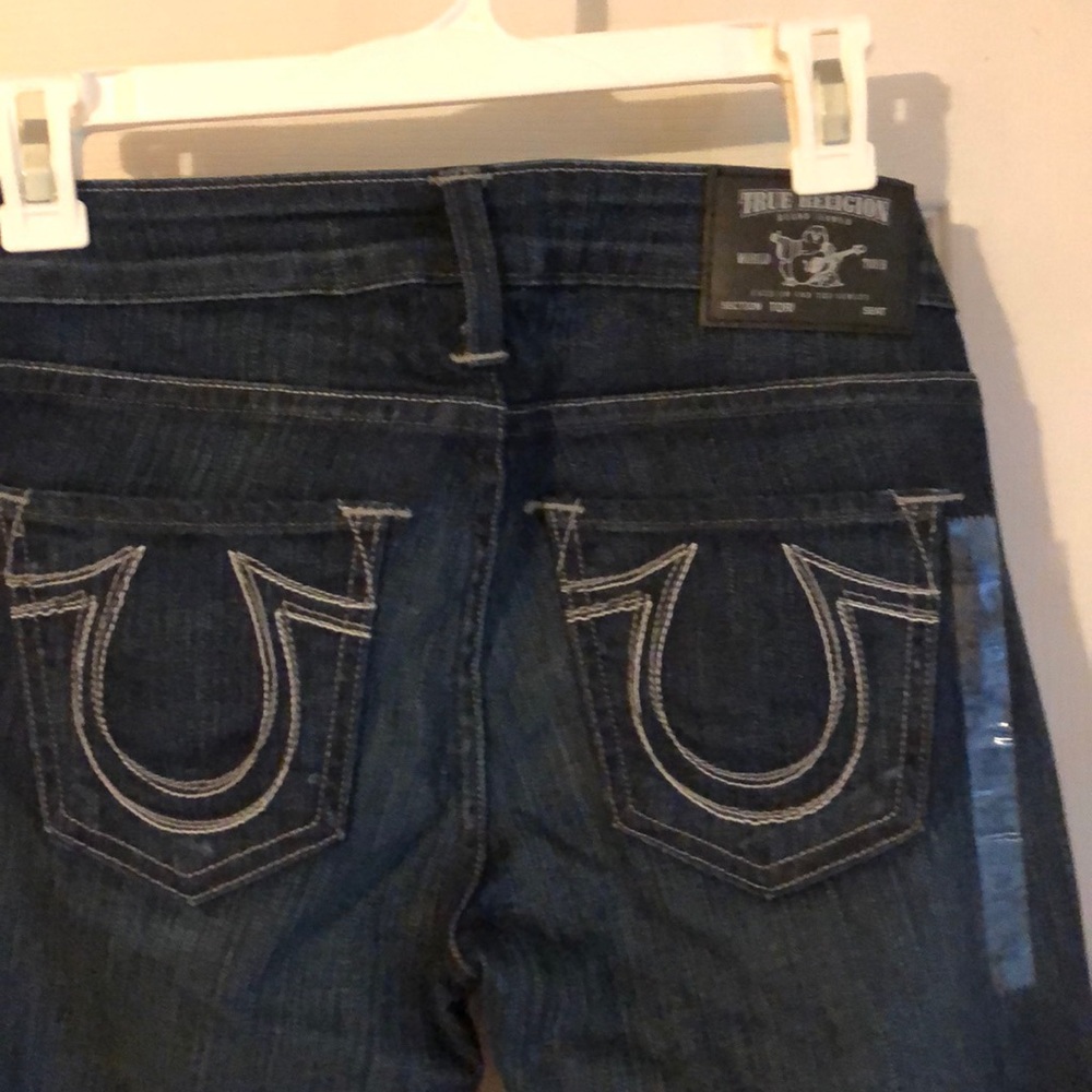 Women’s True Religion boot cut blue jeans Sz 26